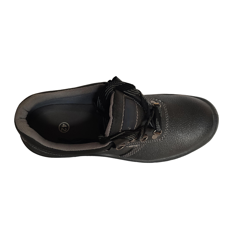 SS604 Bróga Cosanta Toe Cruach Leathar Bó Dhá Chiseal SS604 Bróga Cosanta Toe Cruach Leathar Bó Dhá Chiseal