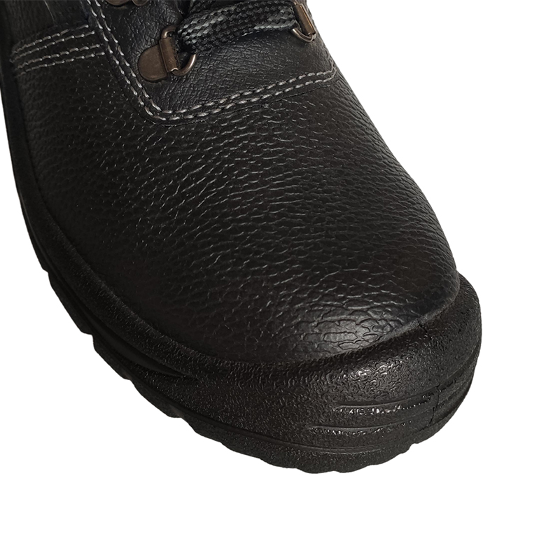 SS604 Bróga Cosanta Toe Cruach Leathar Bó Dhá Chiseal SS604 Bróga Cosanta Toe Cruach Leathar Bó Dhá Chiseal