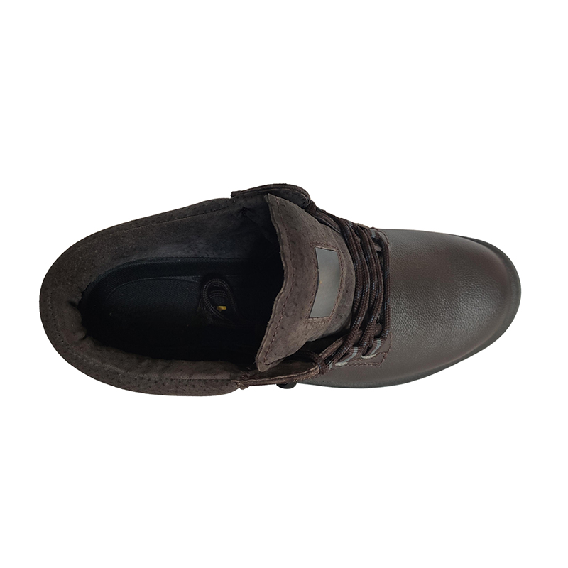 Tionchar Leathar Bó Scoilte SS605 - Bróga Neamh-duillín Frithsheasmhacha Tionchar Leathar Bó Scoilte SS605 - Bróga Neamh-duillín Frithsheasmhacha