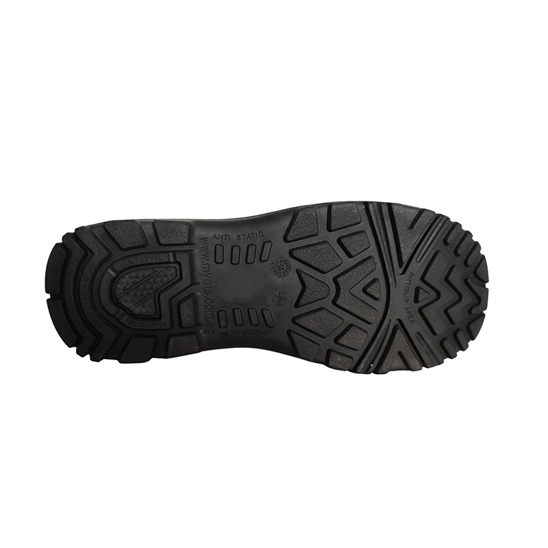 SS608 PU Bróga Sábháilteachta Tionscail Aonair Rubber SS608 PU Bróga Sábháilteachta Tionscail Aonair Rubber