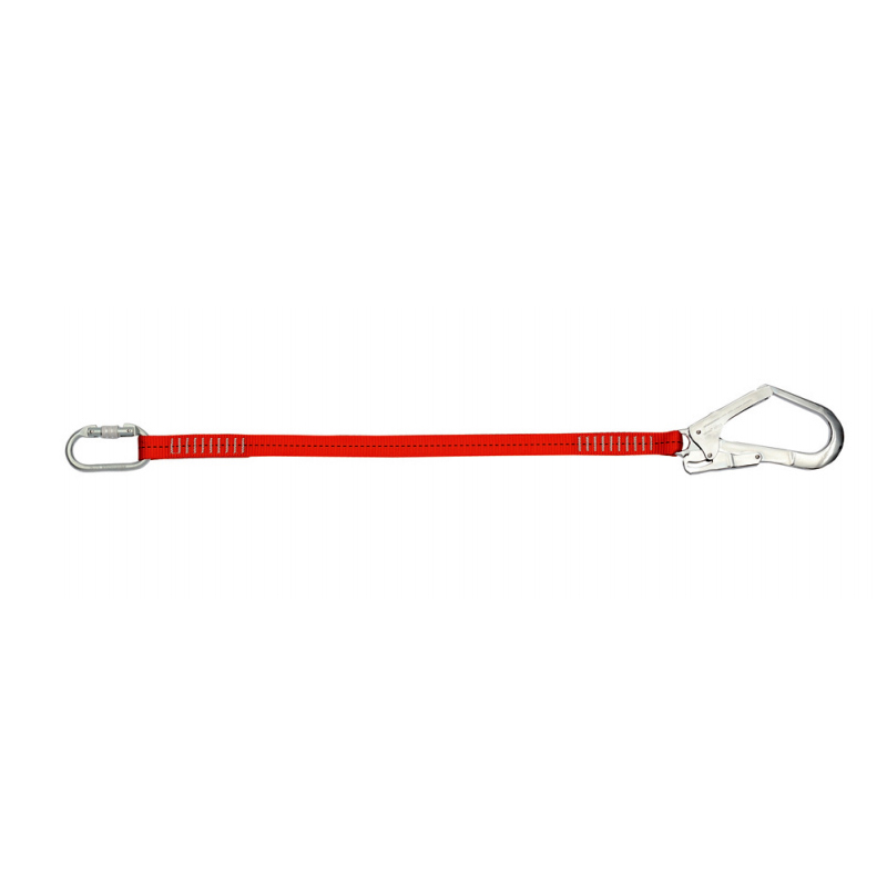 FP071 Carabiner Cosanta Fall Glasáil Lanyard Sábháilteachta poileistir