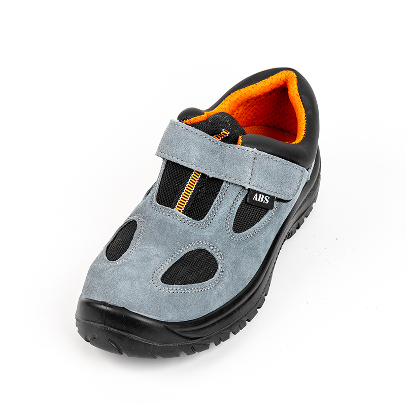 SS106 Mogalra Breathable Cruach Bróga Sábháilteachta Leathar Suede