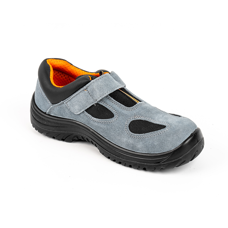 SS106 Mogalra Breathable Cruach Bróga Sábháilteachta Leathar Suede SS106 Mogalra Breathable Cruach Bróga Sábháilteachta Leathar Suede