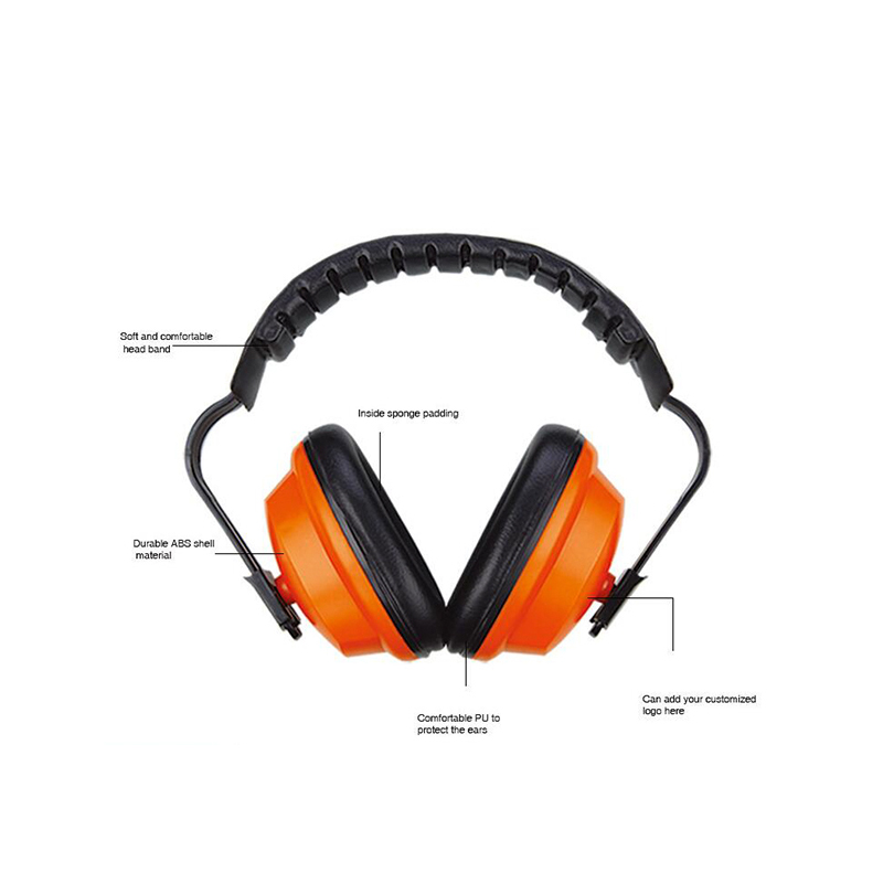 Ábhar EM104 PP Earmuffs Laghdú Torainn Compordach Ábhar EM104 PP Earmuffs Laghdú Torainn Compordach